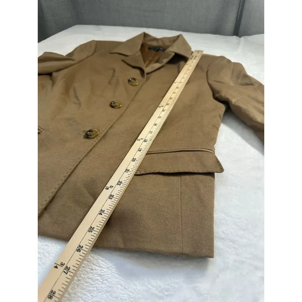 NWT Lafayette 148 Loro‎ Piana Wool Angora Blend Three Button Blazer size 12